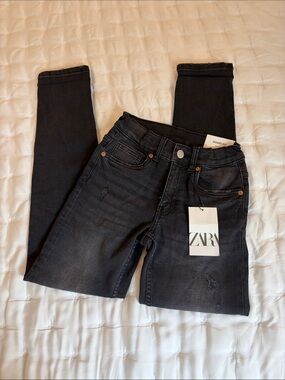 ZARA Skinny Fit Black Jeans